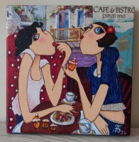 "Priyatelki v sladkarnitsa", Aneta Georgieva Bakardzhieva | Dea Art