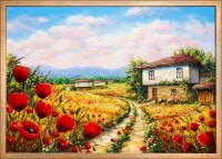 "Krasiva kartina - Rodna stryaha", Art galeriya v Sofiya -  Daniela Stojkova | Dea Art