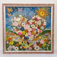"Gradina na lyubovta - staklopis", Galina Dimitrova | Dea Art