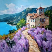 "Strannopriemnitsata s lavandulite ", Milen Milanov | Dea Art