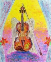 "Anglijski melodii/ Moyata tsigulka, originalna kartina, idealna za podarak ", Krasimira Mancheva  | Dea Art