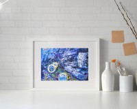 "Kartichka Novoto Vreme s Mashini i Roboti New Time Postcard", Traksi art | Dea Art