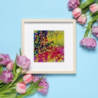 "Kartichka Ogan 2 Abstraktno Abstract Fire 2 Postcard", Traksi art | Dea Art