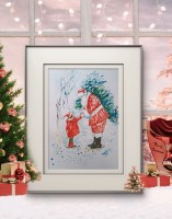 "Kartina s Dyado Koleda Santa Art", Traksi art | Dea Art