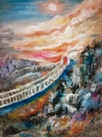 "Pat v Nebeto Kartina Pejzazh Sky Landscape", Traksi art | Dea Art