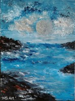 "Srebarna luna ", Mariya Stefanova | Dea Art