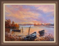 "Samotni lodki (nenalichna)", Nikolaj Genkov | Dea Art