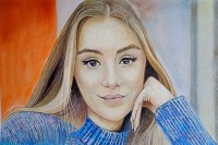 "Portret na pevitsata Dara Ekimova", Bilyana Ilieva Georgieva | Dea Art
