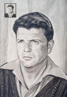"Portret ot stara cherno-byala snimka", Bilyana Ilieva Georgieva | Dea Art
