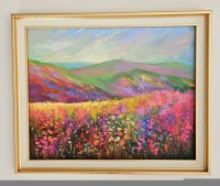 "PLANINSKI PEJZAZh S DIVI TsVETYa originalna maslena zhivopis", Katya Jordanova Koleva | Dea Art