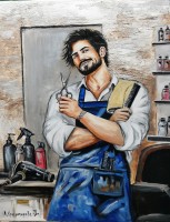 "Фризьор Авторска картина ", Анелия Красимирова Цветкова | Дея Арт